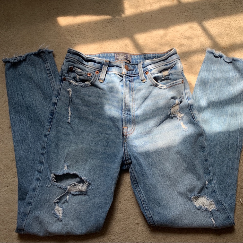 Abercrombie & Fitch High Rise Slim Jeans